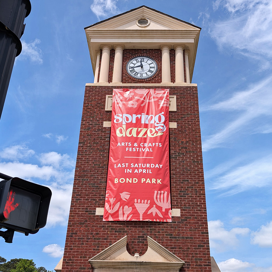 springdaze-clocktower-banner Spring Daze Clock Tower Banner