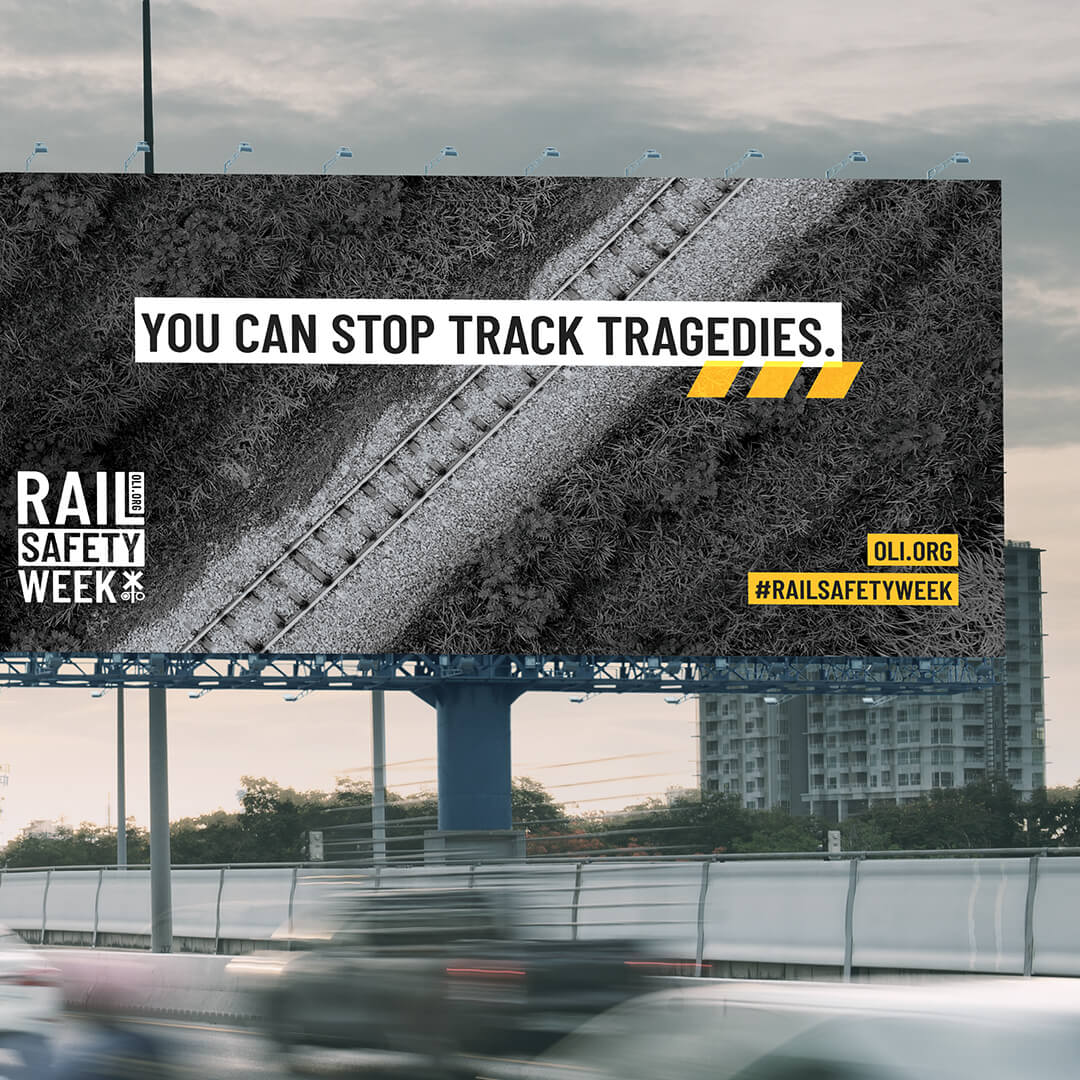 Rail Safety Week Billboard