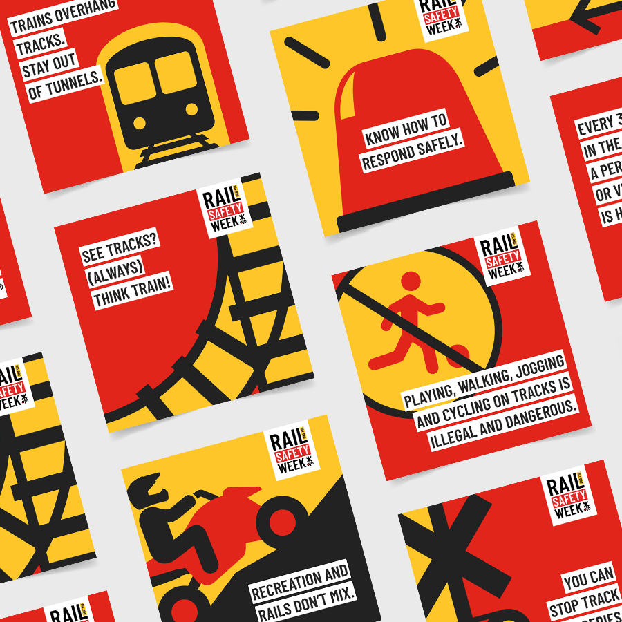 Rail Safety Week 2022 Social Grid