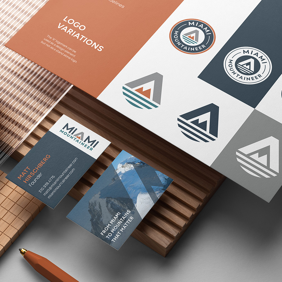 Miami Mountaineer Stationery & Branding Excerpt