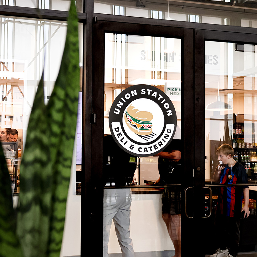 Union Station Deli & Catering Winwos